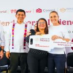 vivienda del bienestar, sheinbaum en oaxaca