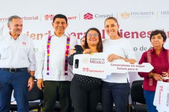 vivienda del bienestar, sheinbaum en oaxaca