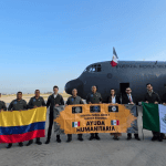 Ayuda humanitaria de México a Colombia. Foto: Cancillería colombiana