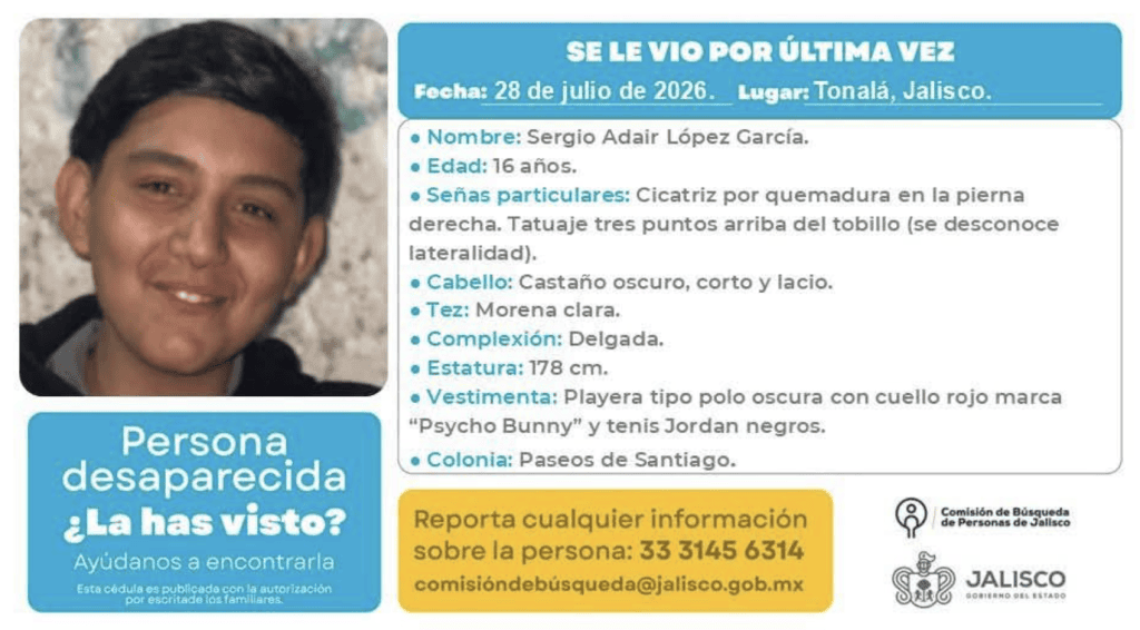 desaparicion sergio adair