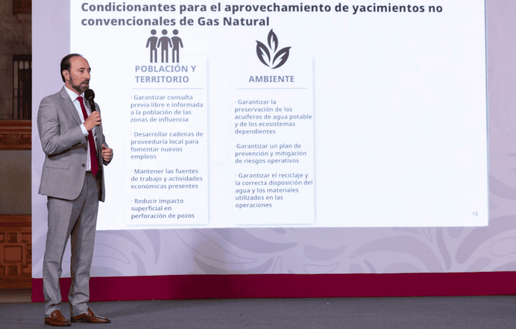 Fraking. Foto: Gobierno de México