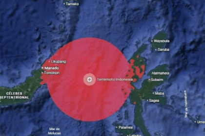 Se registra sismo en Indonesia de magnitud 7.7